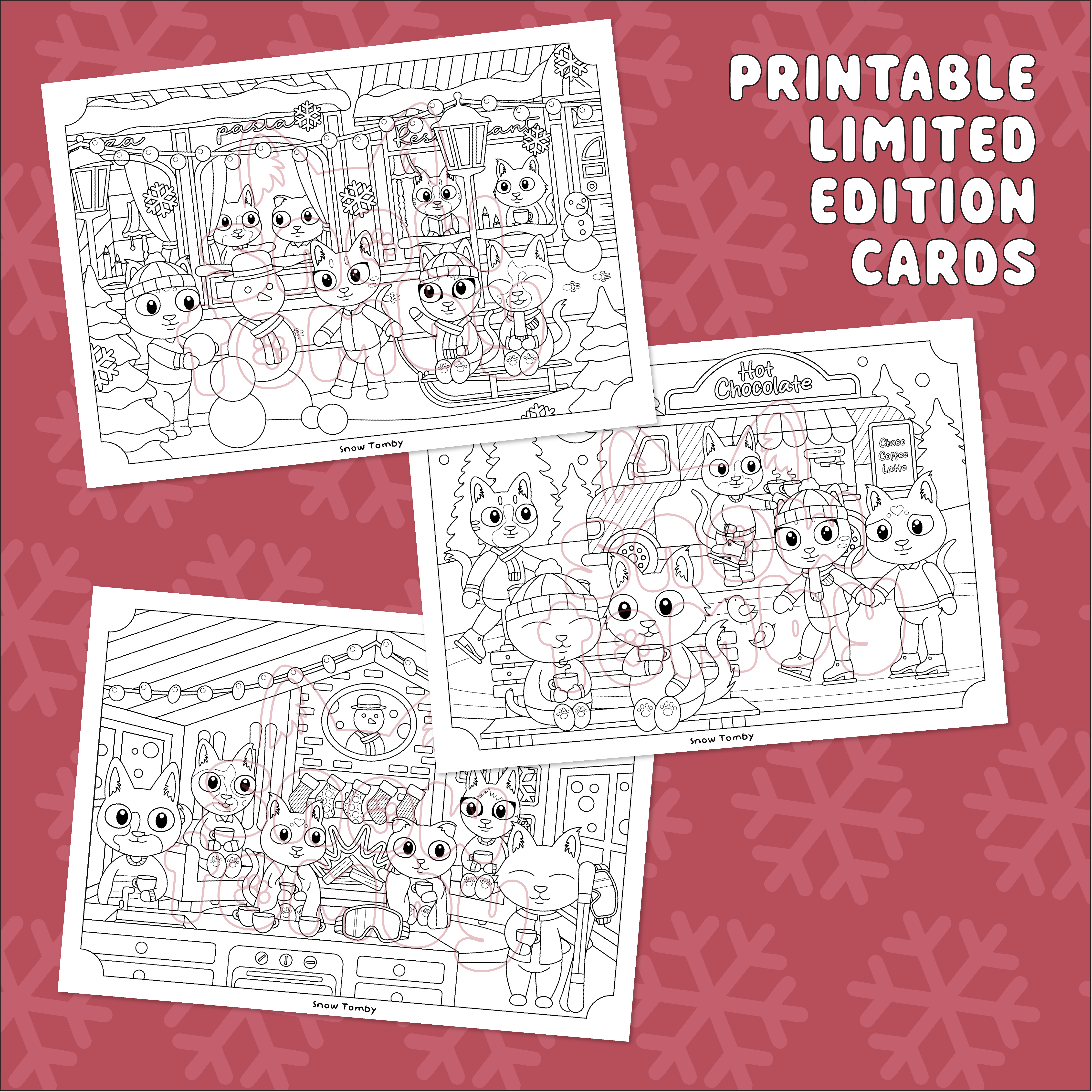 Printable Cards Digital Download